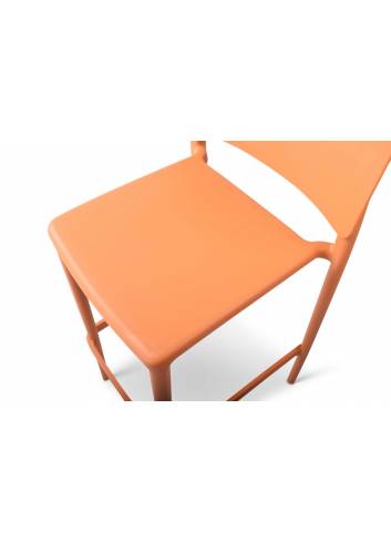 détails de l'assise - tabouret Nevada orange