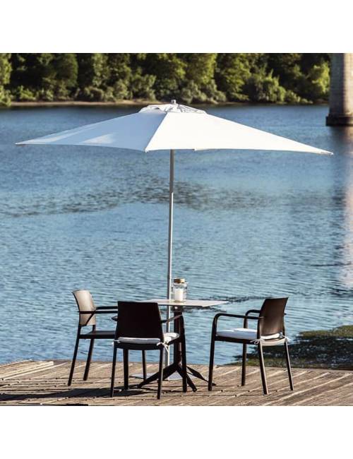 Chaise empilable - Dock - accoudoirs - 6 coloris