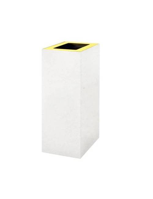 White modular trash can - 60 liters