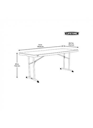 mesure table Lifetime