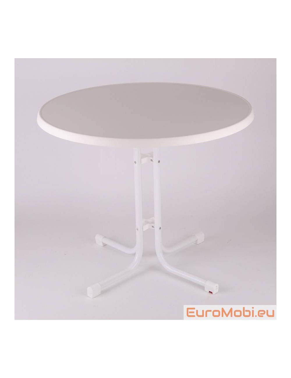 Terrace table Tucson White Ø80 Terrace table Tucson White Ø80