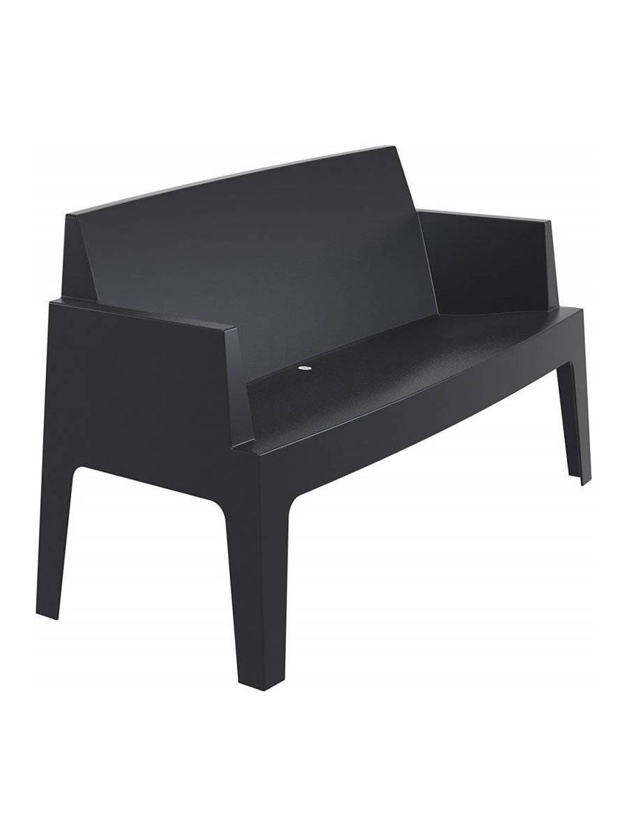 Sofa - stackable - Box - black