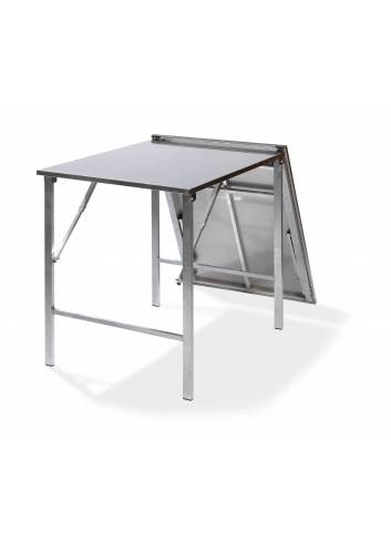 Table de travail pliable - acier inoxydable