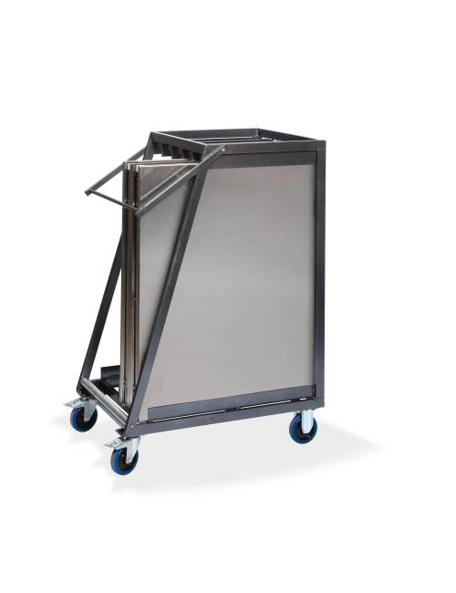 Transport trolley for work table