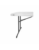 table pliante Lifetime - blanche - EuroMobi