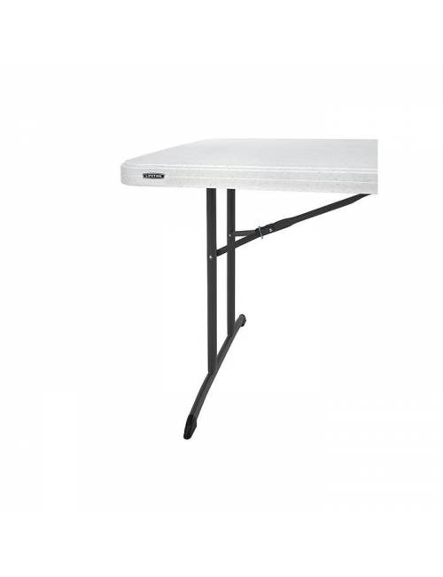 Lifetime Nesting rectangular folding table - 183 x 76cm - white