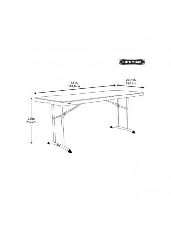 mesure table Lifetime