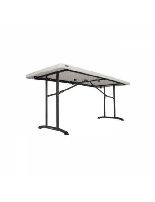 Lifetime Nesting rectangular folding table - 183 x 76cm - white