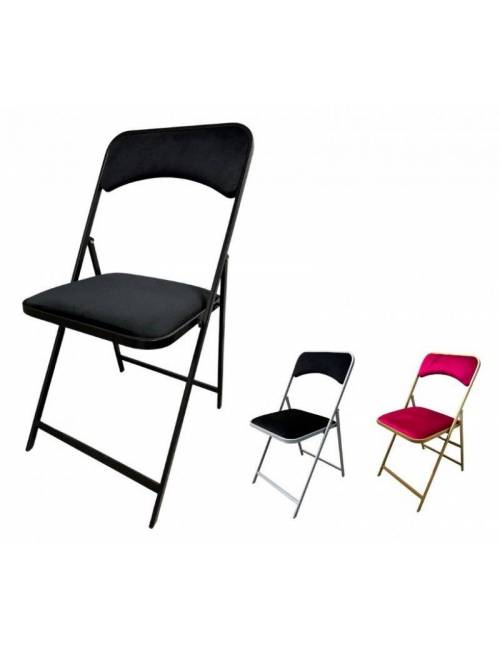 Folding chair - Kross red / gold structure - fire resistant M2