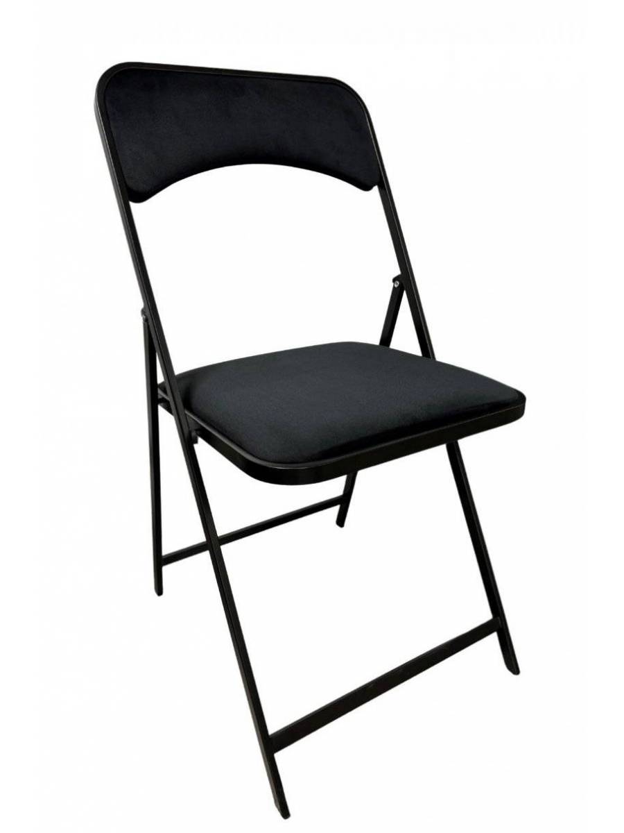 La chaise Kross - assise et dossier noir - structure noire