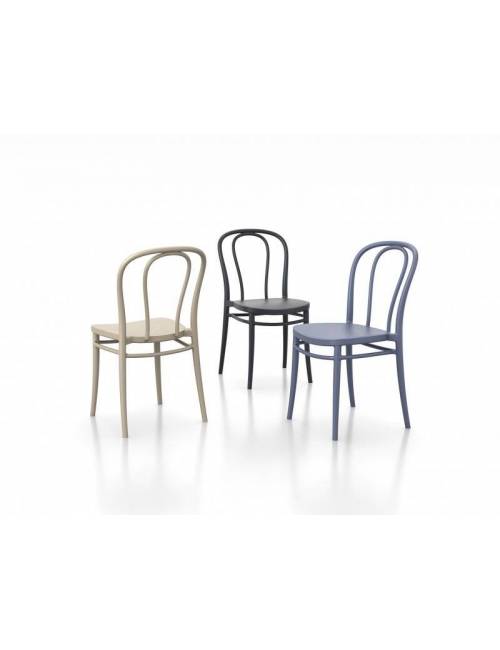 Chaise empilable - Victor - 5 coloris