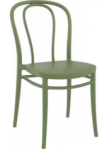 chaise Victor - vert olive