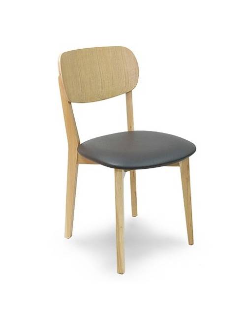 Dulsa chair - natural varnished beech wood