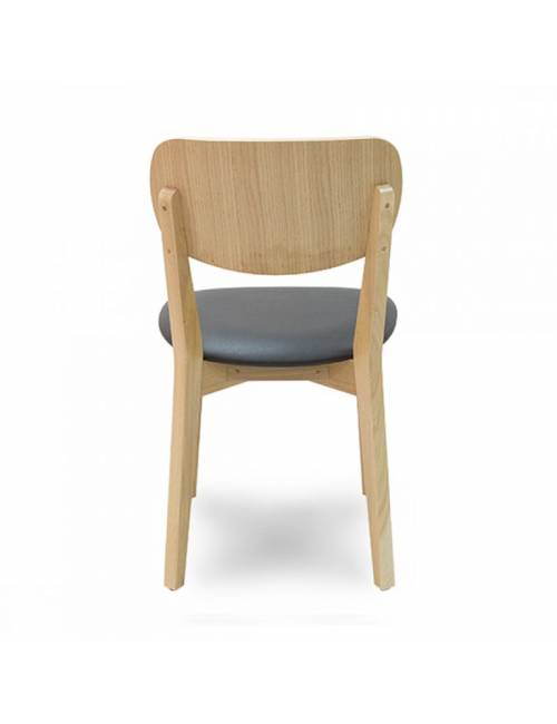 Dulsa chair - natural varnished beech wood