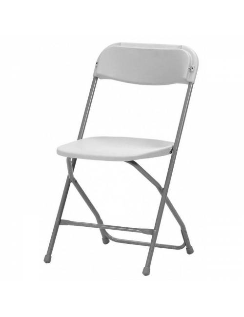 Folding chair Cluny - white / withe