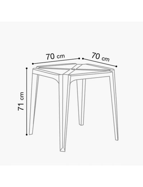 Grosfillex - table de terrasse - Gueridon Sun