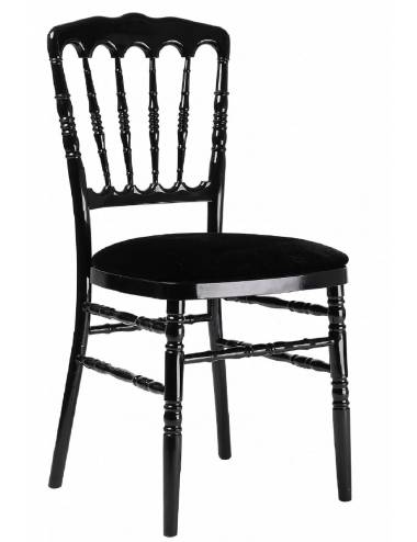 Chaise empilable - Napoléon - noire