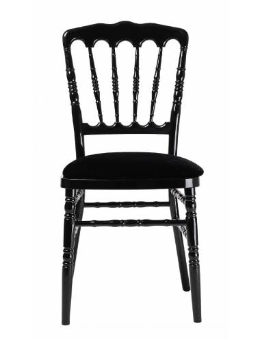 Chaise empilable - Napoléon - noire