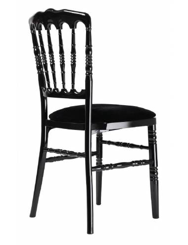 Stackable chair - Napoleon - black