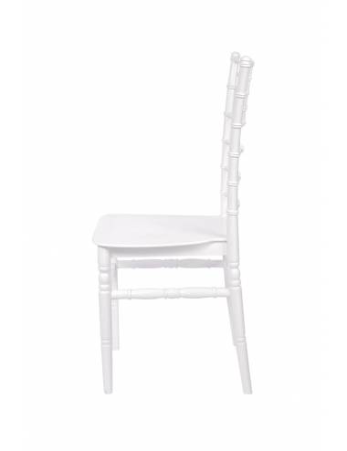 Chaise empilable - Tiffany - blanche