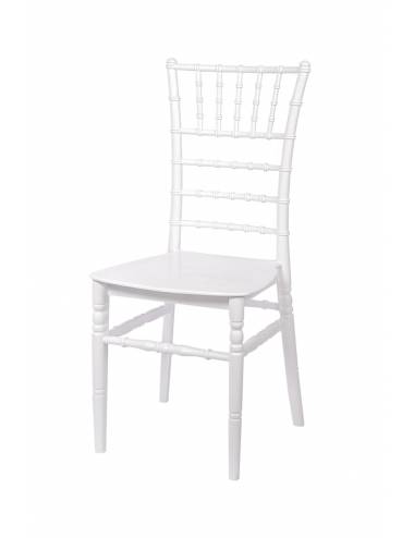 Chaise empilable - Tiffany - blanche