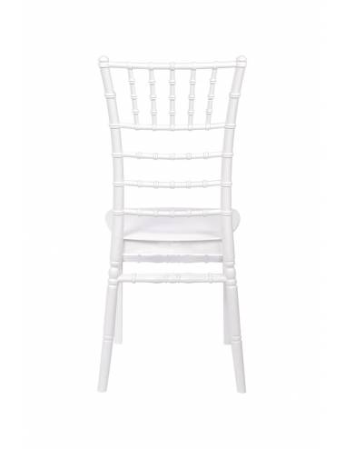 Stapelbare stoel - Tiffany - wit