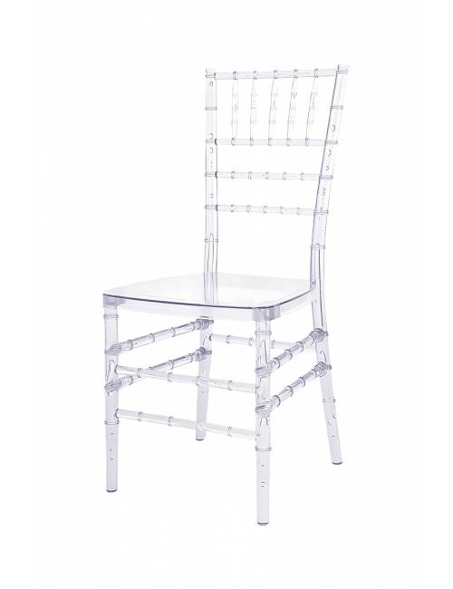 Stackable chair - Tiffany - transparent