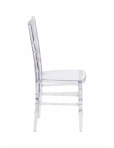 Stapelbare stoel - Tiffany - transparant