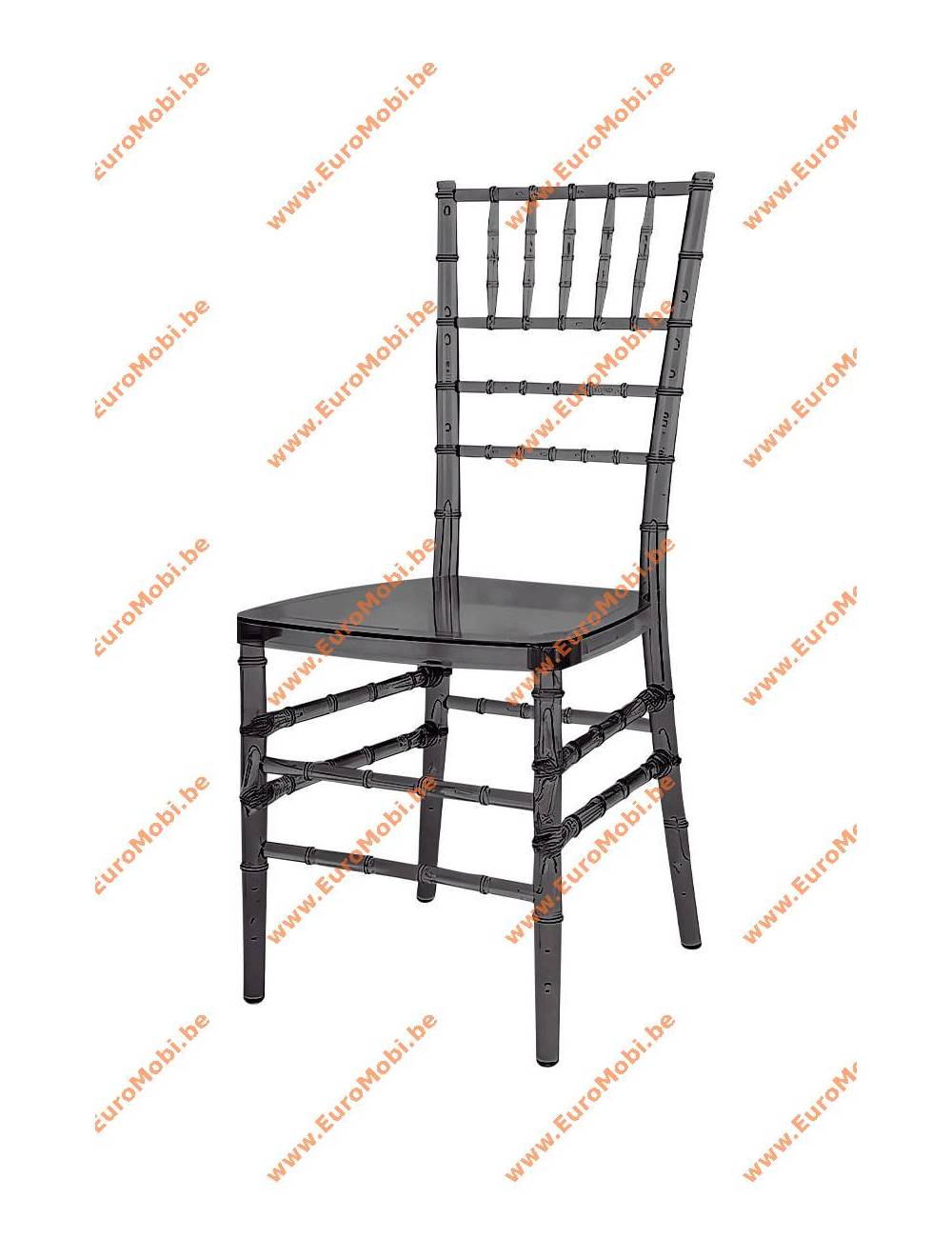 Stapelbare stoel - Tiffany - transparant