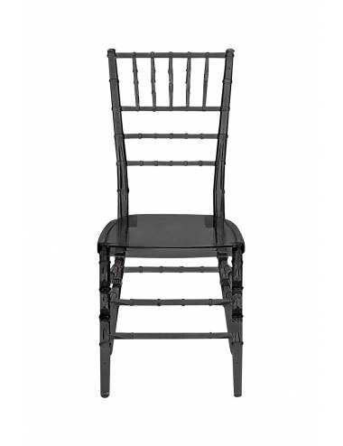 Chaise empilable - Tiffany - fumé transparent