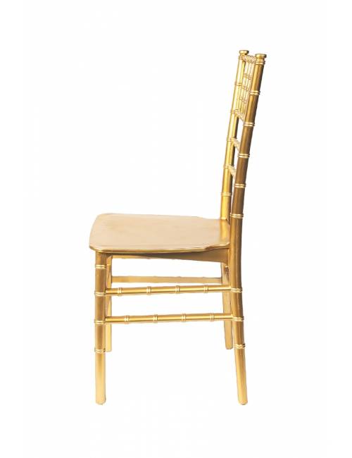 Stackable chair - Tiffany - gold