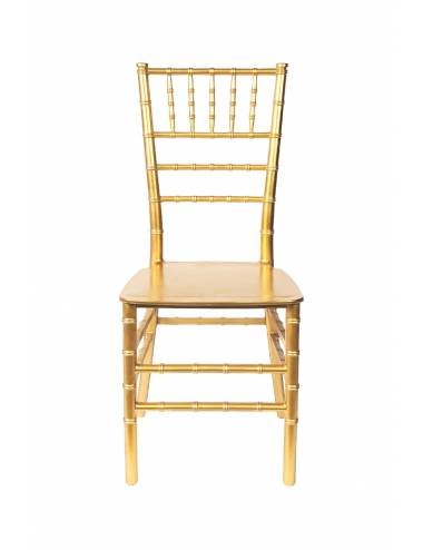 Stackable chair - Tiffany - gold