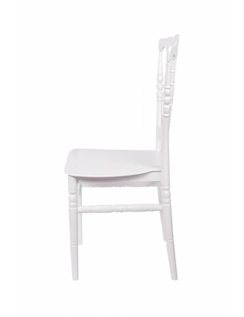 Stackable chair - Napoleon Budget - white