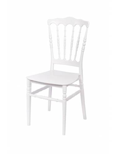 Stackable chair - Napoleon Budget - white