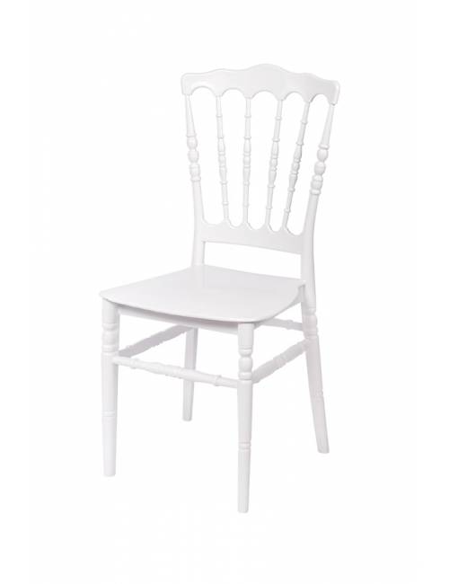 Stackable chair - Napoleon Budget - white
