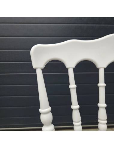 Chaise empilable - Napoléon Budget - blanche