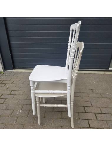 Stapelbare stoel - Napoleon Budget - wit
