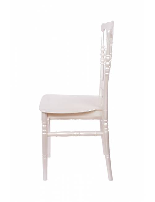 Stackable chair - Napoleon Budget - pearl