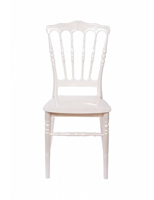 Stackable chair - Napoleon Budget - pearl