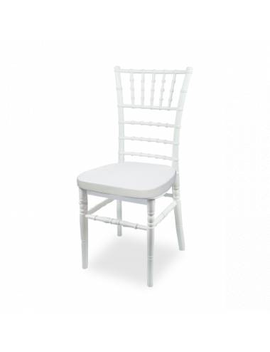 Assise pour chaise de mariage - blanc