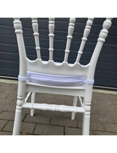 Assise pour chaise de mariage - blanc