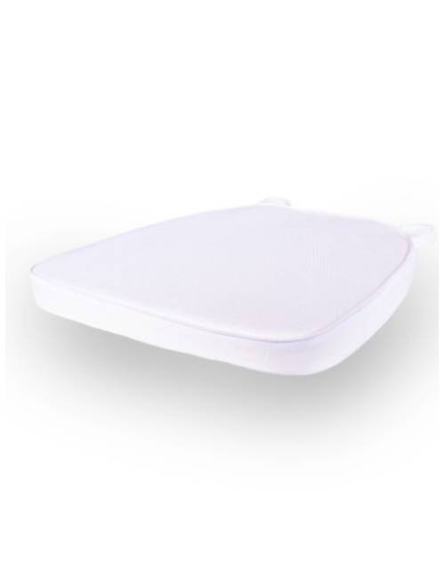 Assise pour chaise de mariage - blanc