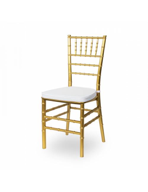 Chaise empilable - Tiffany - doré