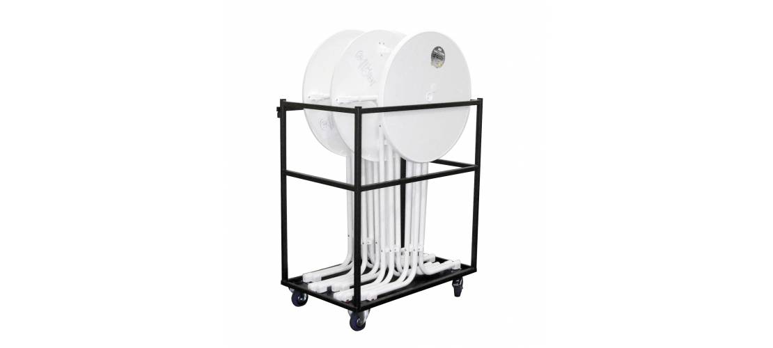 Transport carts for standing tables